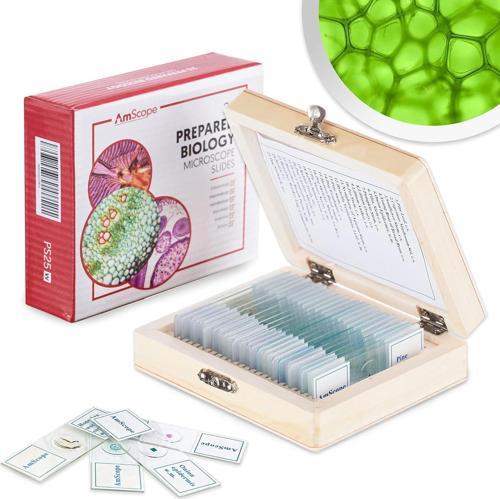 PS25 Hazır Mikroskop 25 Adet Slayt Seti