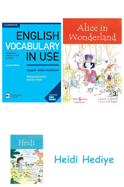 Bloomsbury English Vocabulary İn Use Upper-İntermediate Fourth Edition + Alice İn Wonderland + Heidi