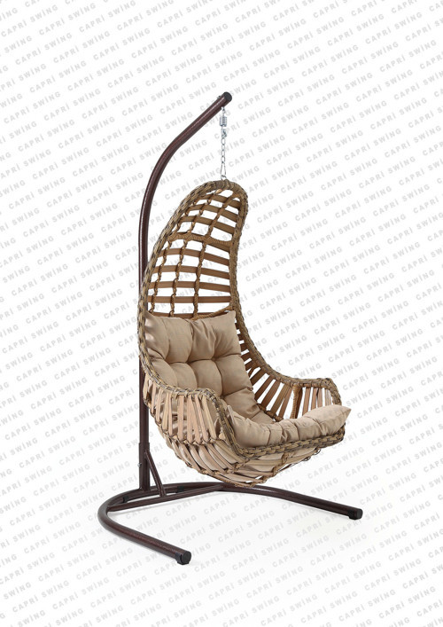 Didim Rattan Tek Kişilik Salıncak Bahçe Balkon Teras Salıncağı