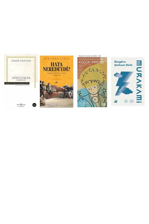 İş Bankası Kültür Yayınları Dörtlükler: Rubailer... +3 Kitap