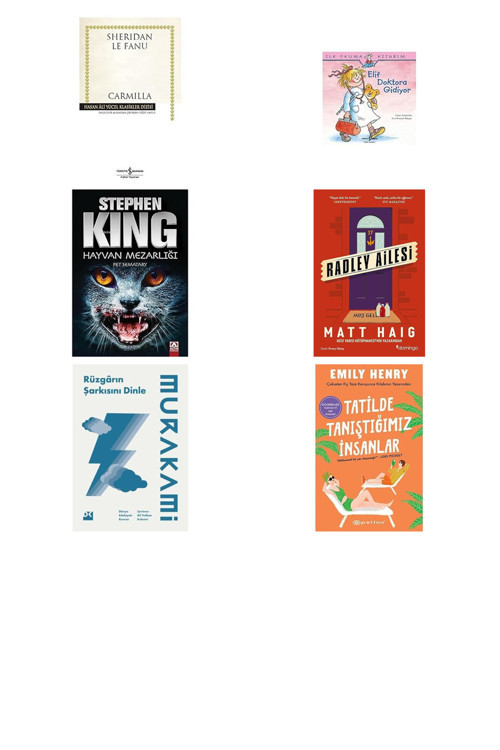İş Bankası Kültür Yayınları Carmilla... +5 Kitap
