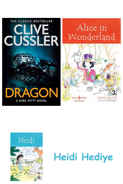 Bloomsbury Dragon + Alice İn Wonderland + Heidi