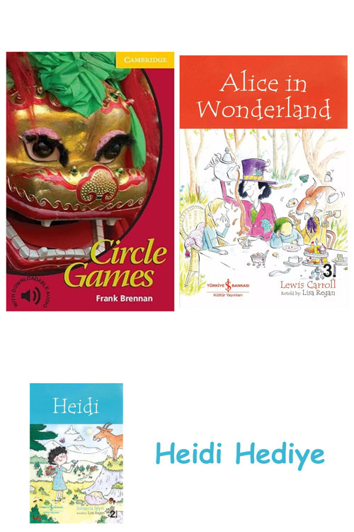 Bloomsbury Circle Games Level 2 + Alice İn Wonderland + Heidi