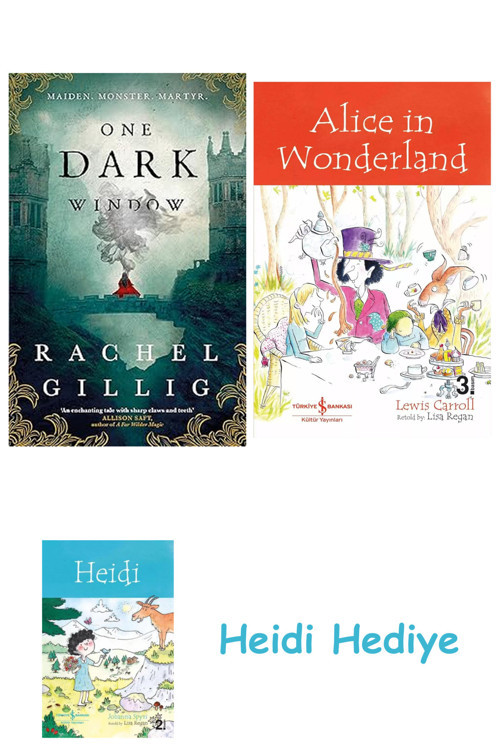 Bloomsbury One Dark Window: The Gothic And Spellbinding Million-Copy Bestseller + Alice İn Wonderland + Heidi