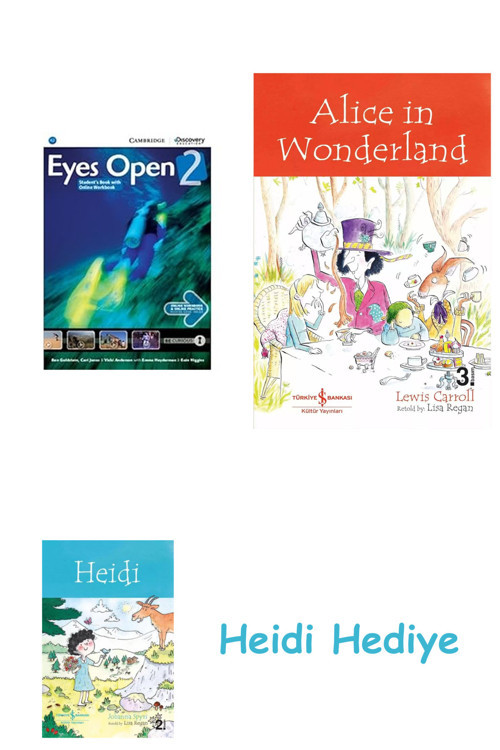 Bloomsbury Eyes Open 2 Student’S Book With Online Workbook And Online Practice + Alice İn Wonderland + Heidi