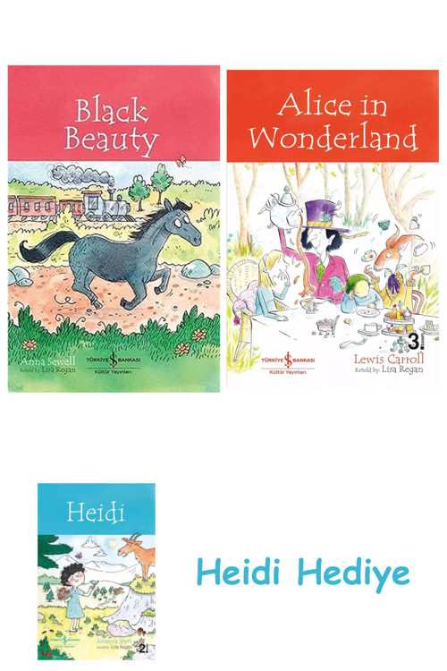 Bloomsbury Black Beauty - Children’S Classic + Alice İn Wonderland + Heidi
