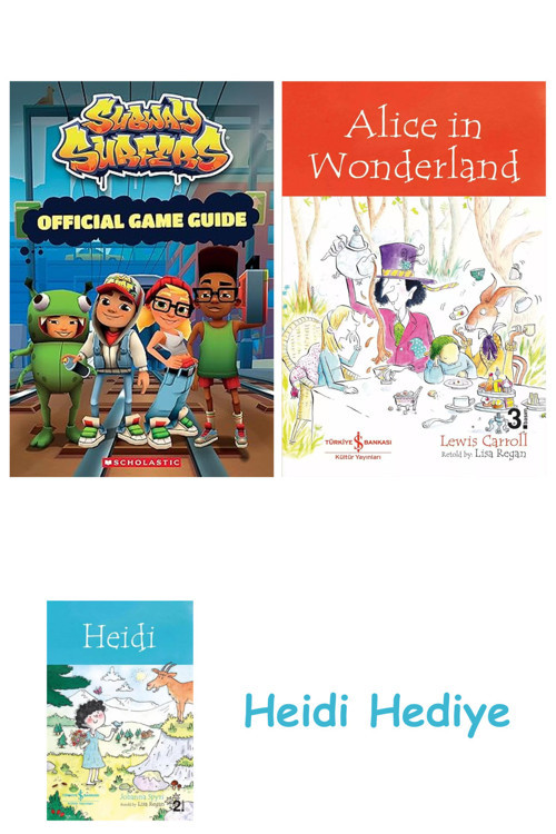 Bloomsbury Subway Surfers Official Guidebook: An Afk Book + Alice İn Wonderland + Heidi