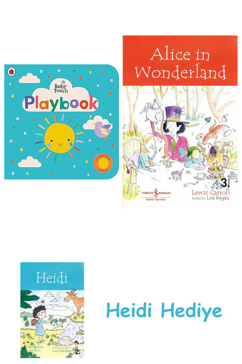 Bloomsbury Baby Touch: Playbook + Alice İn Wonderland + Heidi