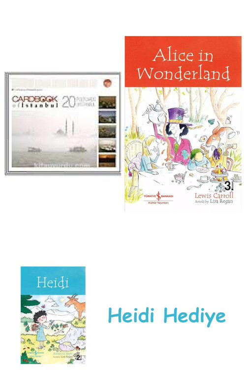 Bloomsbury Cardbook Of İstanbul + Alice İn Wonderland + Heidi