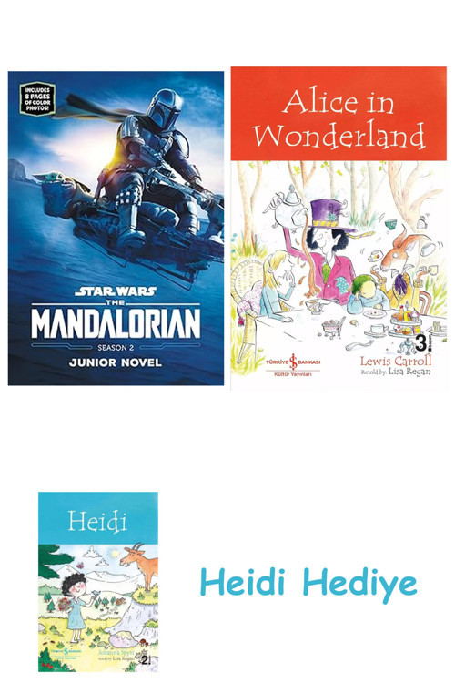 Bloomsbury The Mandalorian Season 2 Junior Novel + Alice İn Wonderland + Heidi
