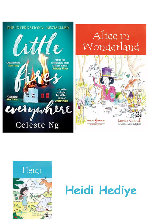 Bloomsbury Little Fires Everywhere + Alice İn Wonderland + Heidi