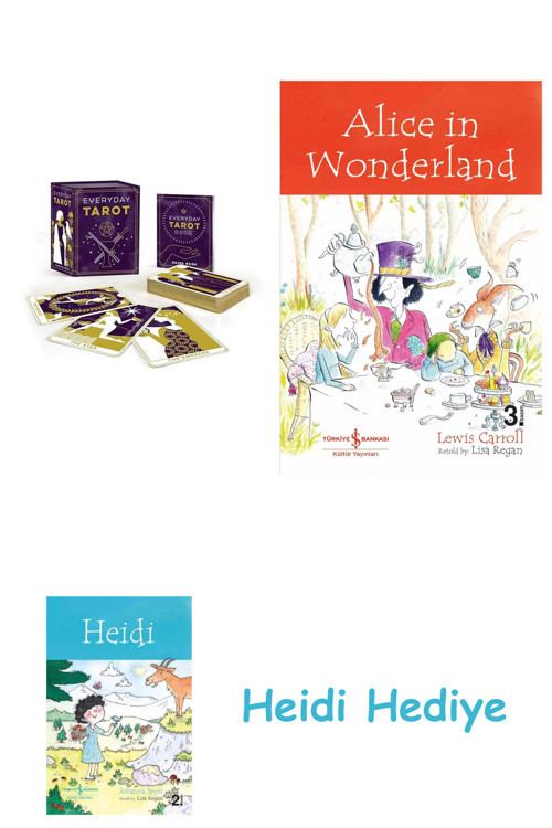 Bloomsbury Everyday Tarot Mini Tarot Deck (Rp Minis) + Alice İn Wonderland + Heidi