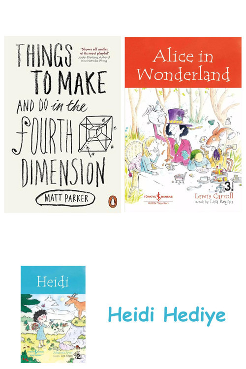 Bloomsbury Things To Make And Do İn The Fourth Dimension + Alice İn Wonderland + Heidi