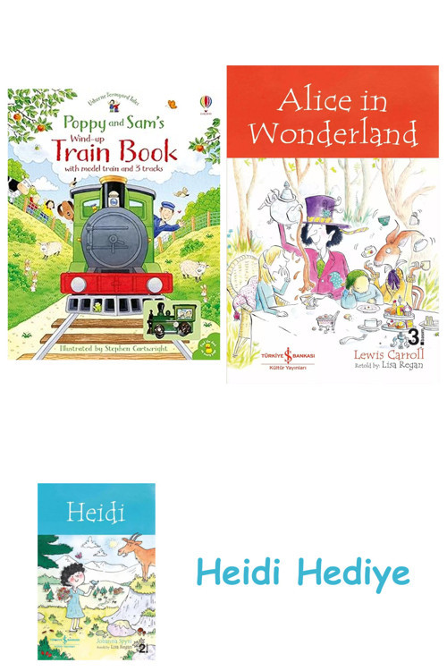 Bloomsbury Poppy And Sam'S Wind-Up Train Book: 1 + Alice İn Wonderland + Heidi