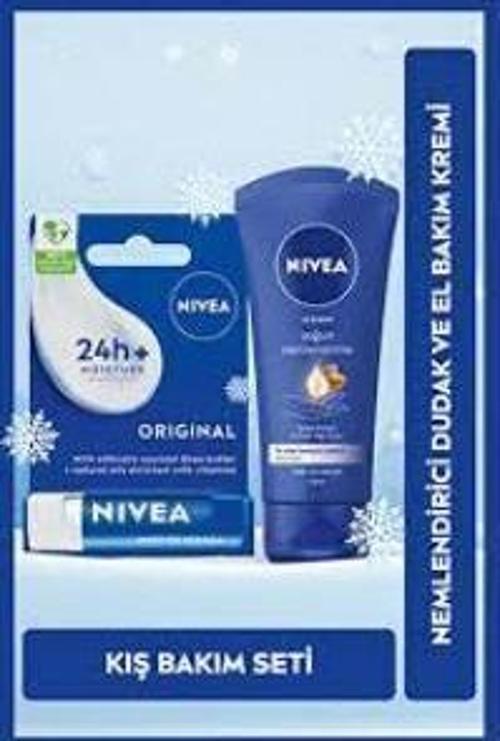 Yoğun Nemlendirici El Kremi 75ml + Dudak Kremi 4,8 gr
