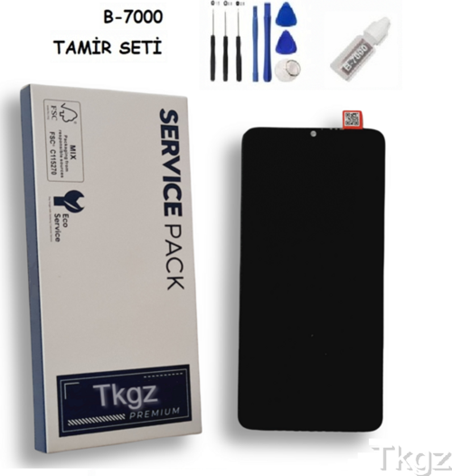 Infinix NOTE 12 Uyumlu Lcd Ekran Dokunmatik SERVİCE PACK LCD Ekran + B-7000 + TAMİR SETİ