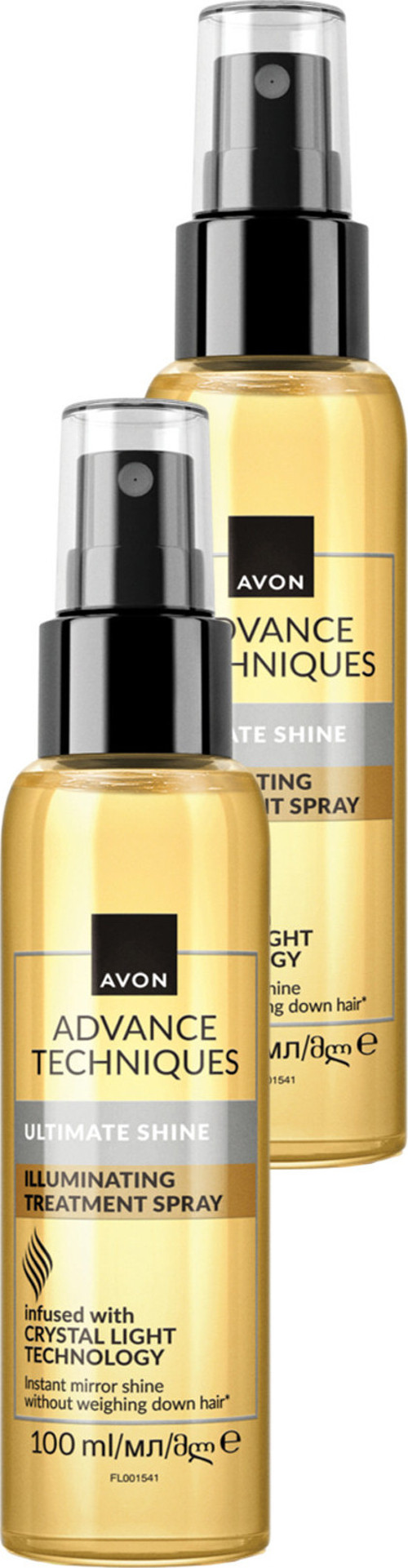 Advance Techniques Parlaklık Veren Saç Bakım Spreyi 100 Ml. İkili Paket