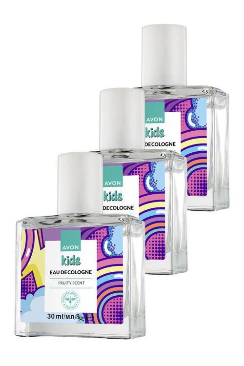 Kids Meyveli Kokulu Çocuk Parfüm Edc 30 Ml. Üçlü Paket