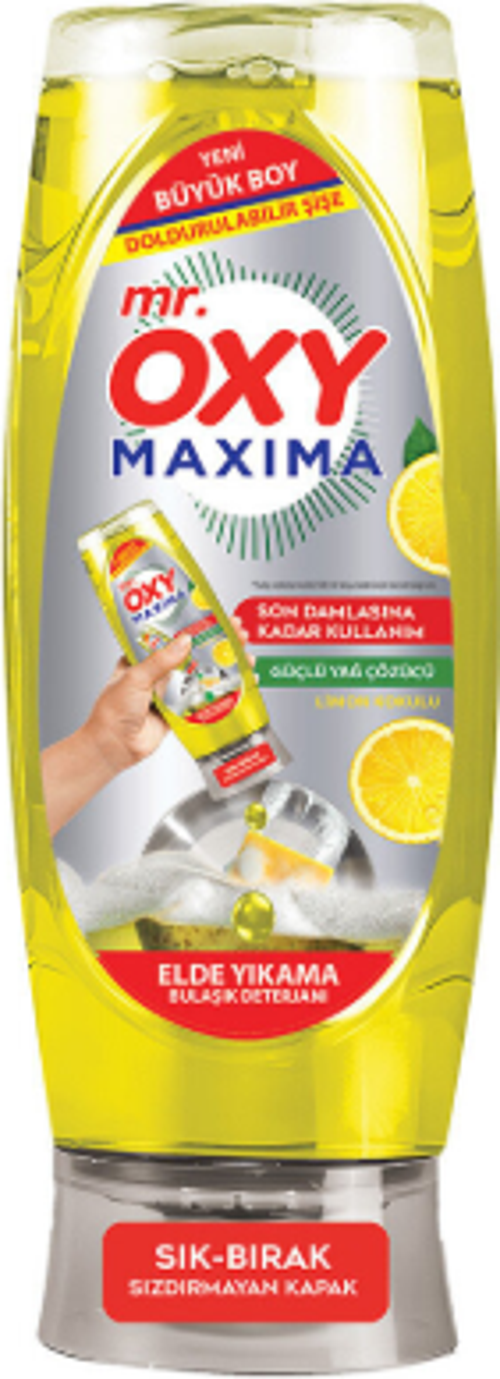 Mr. Oxy Maxıma Bulaşık Det. Sarı Limon 650 Ml
