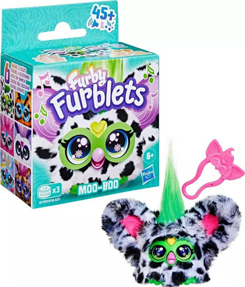 Furblets MOO-BOO 45+ Sesli Mini Peluş Oyuncak 6+ Yaş