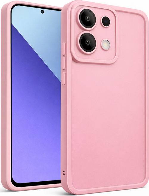 mi Redmi Note 13 Uyumlu Kamera Çıkıntılı Mat Silikon Telefon Kılıfı
