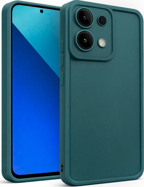 mi Redmi Note 13 Uyumlu Kamera Çıkıntılı Mat Silikon Telefon Kılıfı