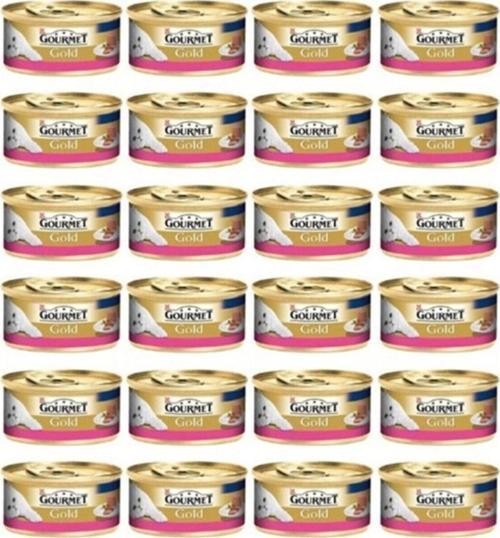 Gold Kıyılmış Sığır Etli Kedi Maması 85 Gr X 24 Adet