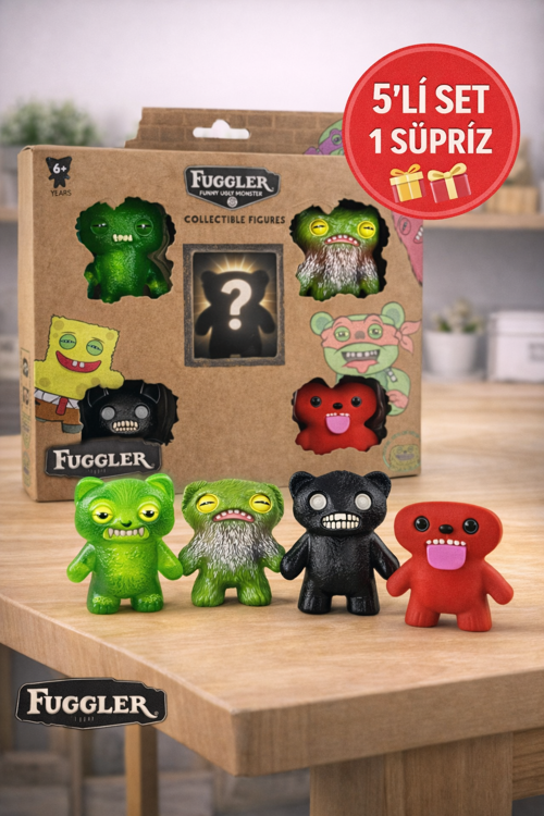 Fuggler Funny Ugly Monster 5’li Figür Seti – 1 Adet Sürpriz Karakter Dahil I Model 1