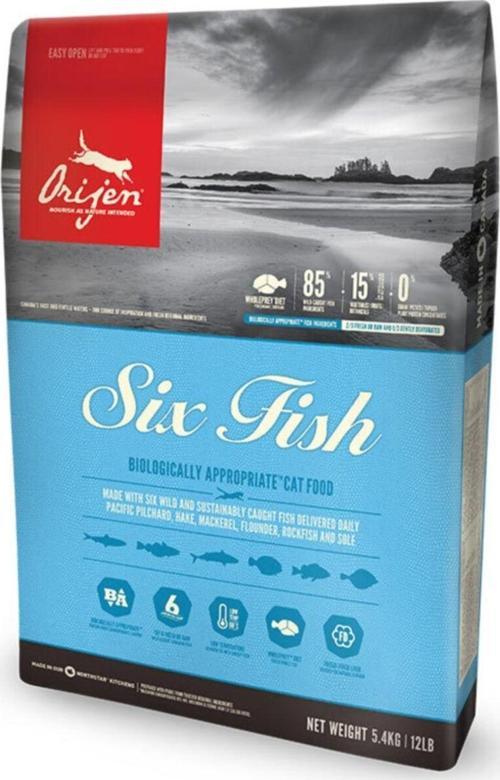 Six Fish Tahılsız Balık Yavru Ve Yetişkin Kedi Maması 5,4 Kg