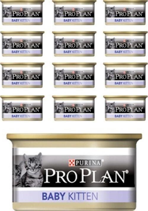 Baby Kitten Tavuk Etli Yavru Yaş Kedi Maması - 85 Gr X 12 Adet