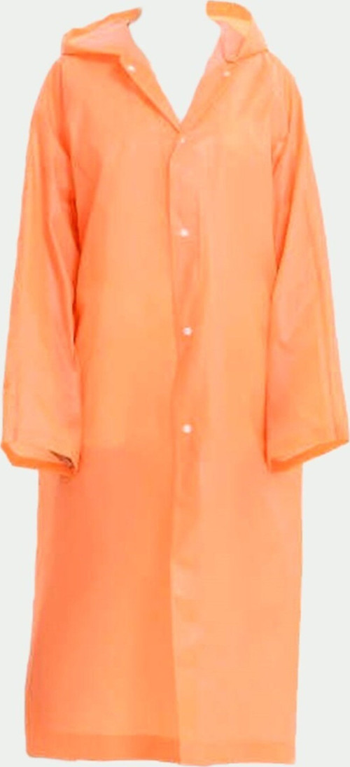 Kadın Erkek Yağmurluk Kapüşonlu Çıtçıtlı Eva Hardal Yağmurluk Bymmrc881R13