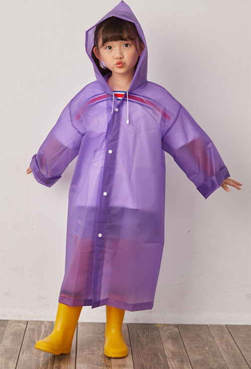 Mor Çocuk Yağmurluk Marcygm004