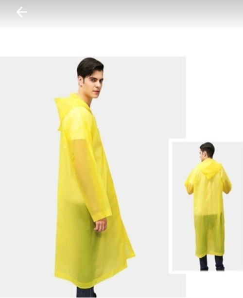 Unisex Sarı Yağmurluk