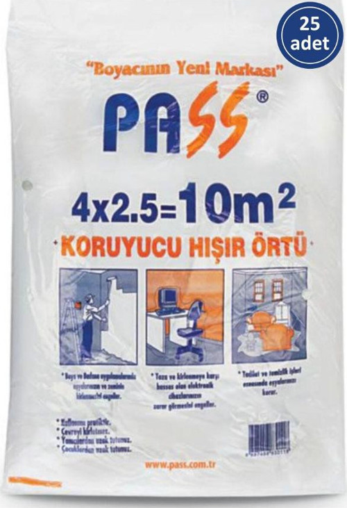 Hişir Koruma Boya Örtüsü-10M2-25 Adet