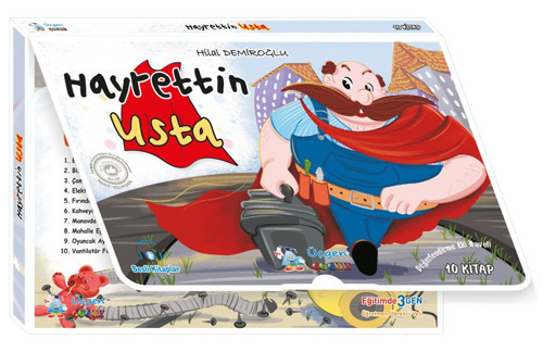 Üçgen Çocuk 1. Sınıf Hayrettin Usta Serisi 10 Lu Hikaye Seti