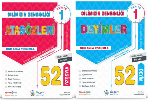 Üçgen 2026 2. Sınıf Dilimizin Zenginliği Atasözleri + Deyimler 1. Seviye Seti 2 Kitap