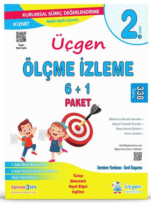 Üçgen 2026 2. Sınıf 7 Li Paket Deneme Mobil Optik Değerlendirmeli Güncel Müfredat
