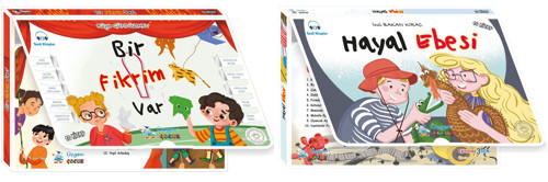 Üçgen Çocuk 1. Sınıf Bir Fikrim Var + Hayal Ebesi Serisi 20 Li Hikaye Seti