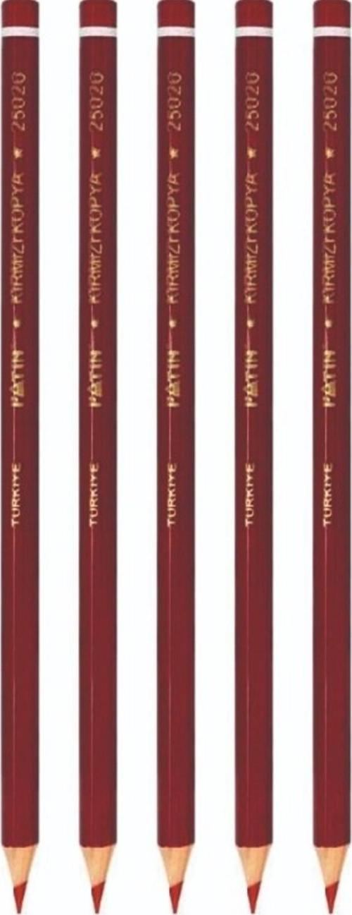 Kırmızı Kopya Kalemi HB 5 Adet (25010)