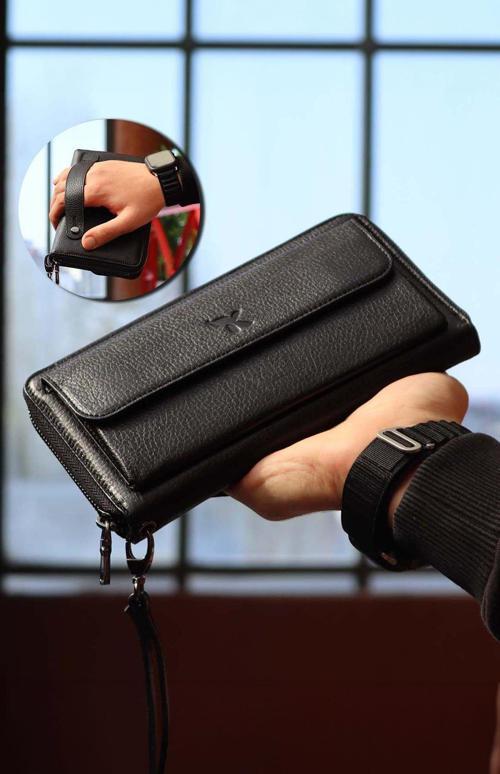 Hakiki Deri Unisex Portföy Cüzdan