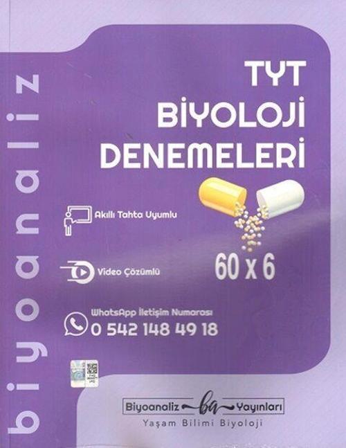 TYT Biyoloji Denemeleri Biyoanaliz Yayınları