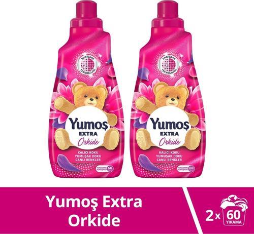 Extra Konsantre Çamaşır Yumuşatıcısı Orkide 1440 Ml 60 Yıkama 2 Adet
