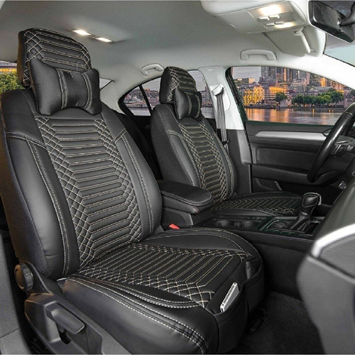 Renault Clio 5 Lüks Deri Oto Koltuk Kılıfı Ön/Arka Set