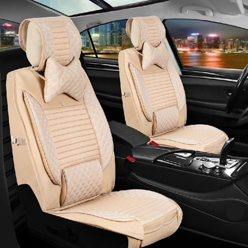 Peugeot 206 Model Araca Uyumlu Elit Model Deri Oto Koltuk Kılıfı Bej