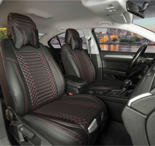 Dacia Sandero Stepway Lüks Elit Deri Oto Koltuk Kılıfı Ön/Arka Set