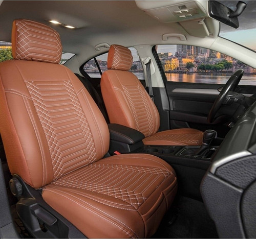 Renault Clio 5 Lüks Elit Deri Oto Koltuk Kılıfı Ön/Arka Set