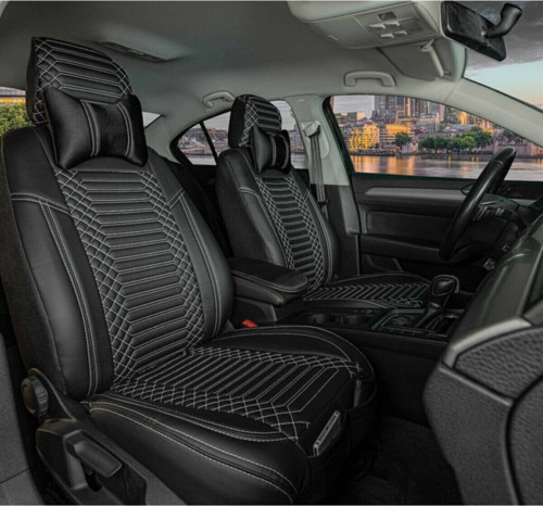 Volkswagen Passat B8,5 Lüks Elit Deri Oto Koltuk Kılıfı Ön/Arka Set