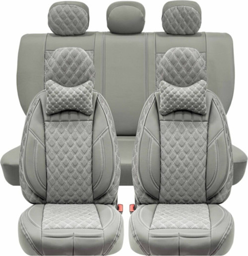 Renault Latitude Lüks Yarı Deri Oto Koltuk Kılıfı Ön/Arka Set