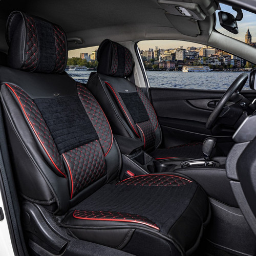 Volvo S40 Uyumlu Lüx Deri Oto Koltuk Kılıfı Ortopedik Set Elit