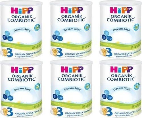 3 Organik Combiotic Devam Sütü 350 gr 6 Adet